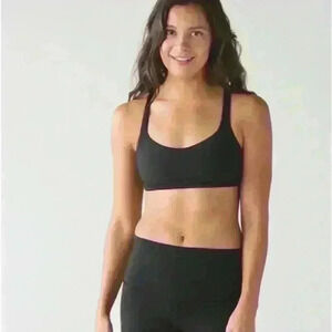 Lululemon Free  To Be Zen Bra
Black size: 10